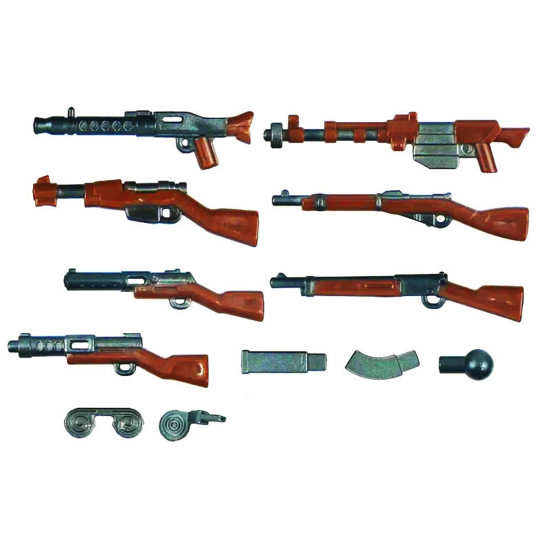 Silver/Wood Rifles Weapons