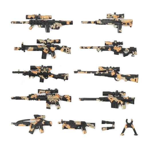 Camouflage Black/Sand Rifles Weapons