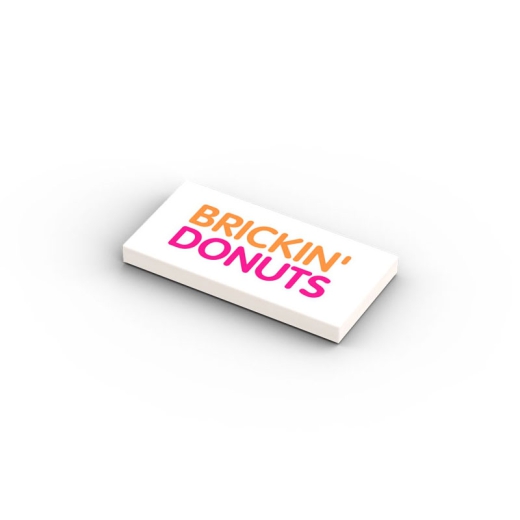 BRICKIN DONUTS Schild