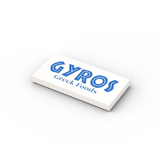 Gyros Greek Food Schild