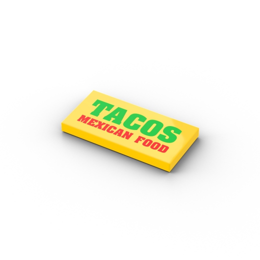 Tacos Mexican Food Schild