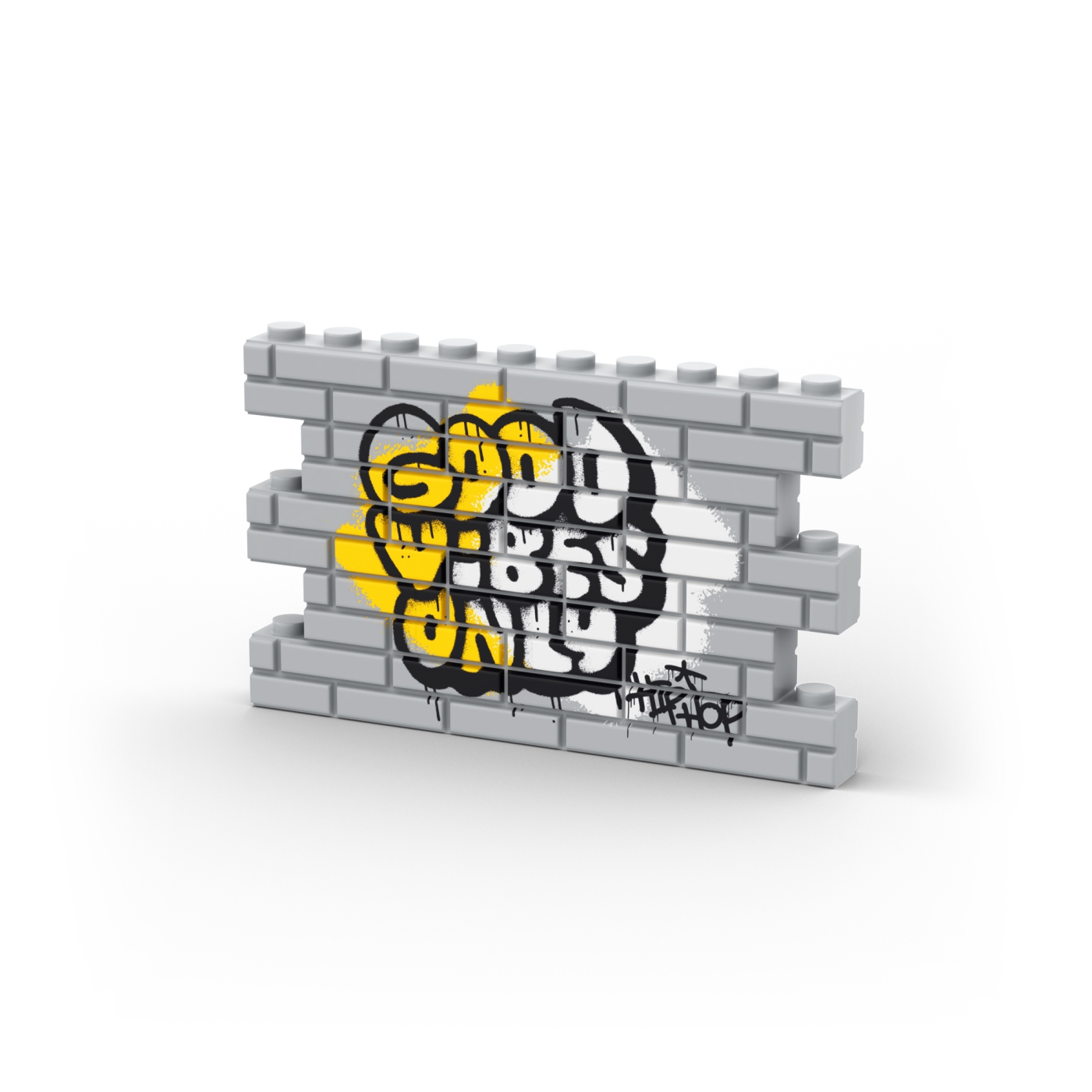 Good Vibes Only Graffiti Wall