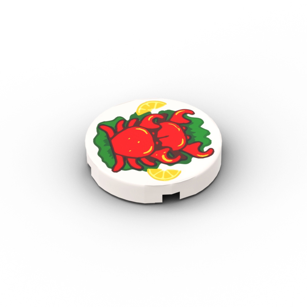 Crabs with Orange and Garnish