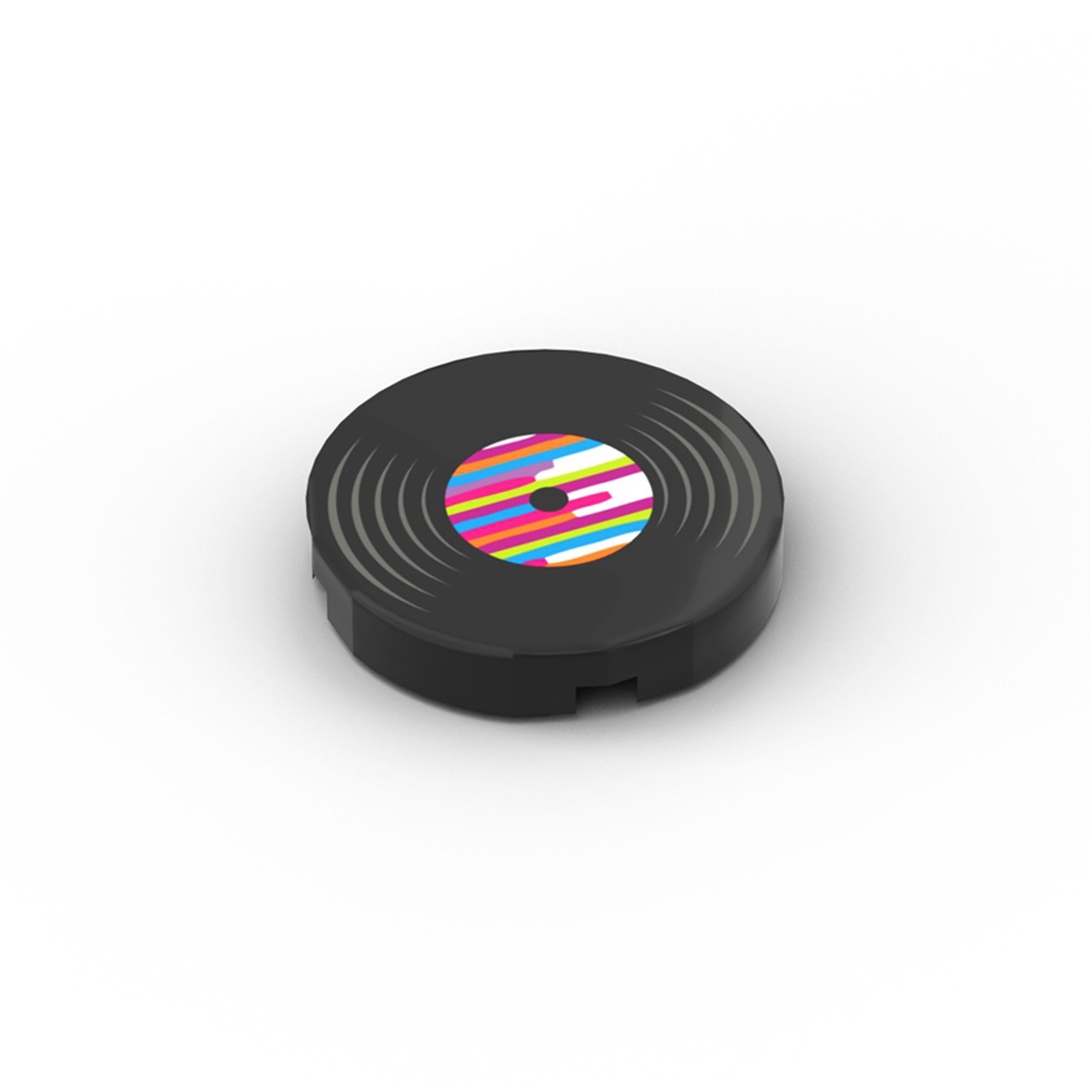 Colorful Label Music Vinyl