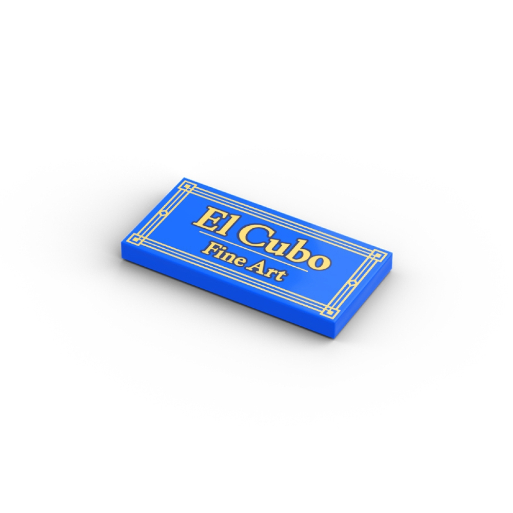 El Cubo Fine Art Schild