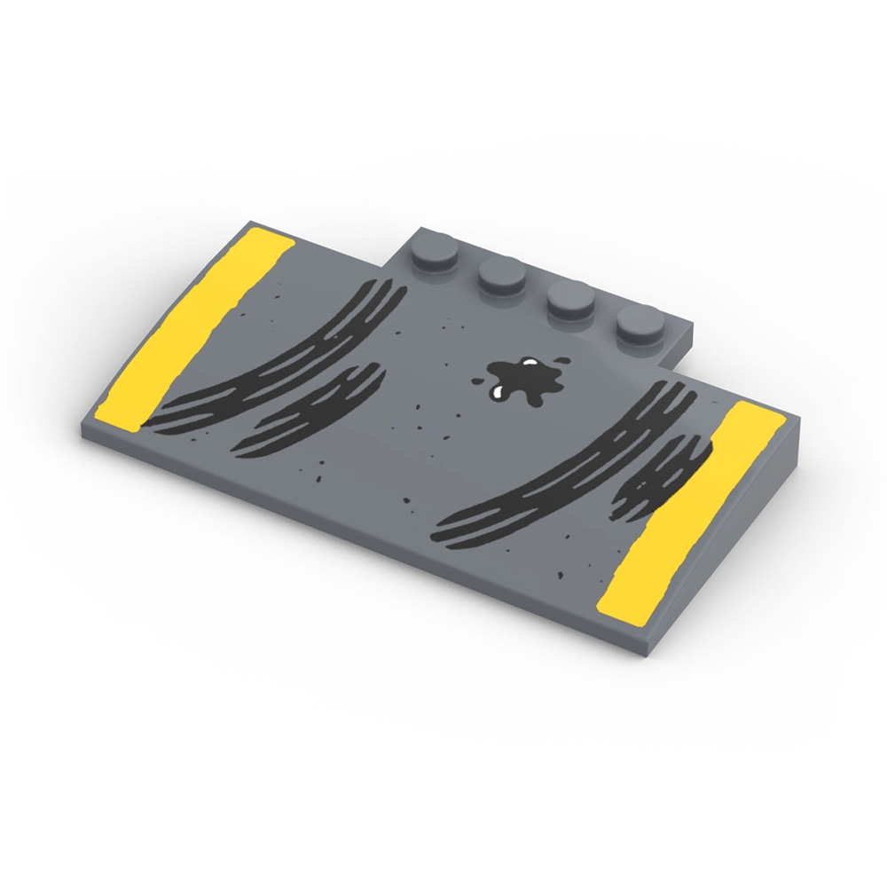 Skidmarks and Oil Splotch