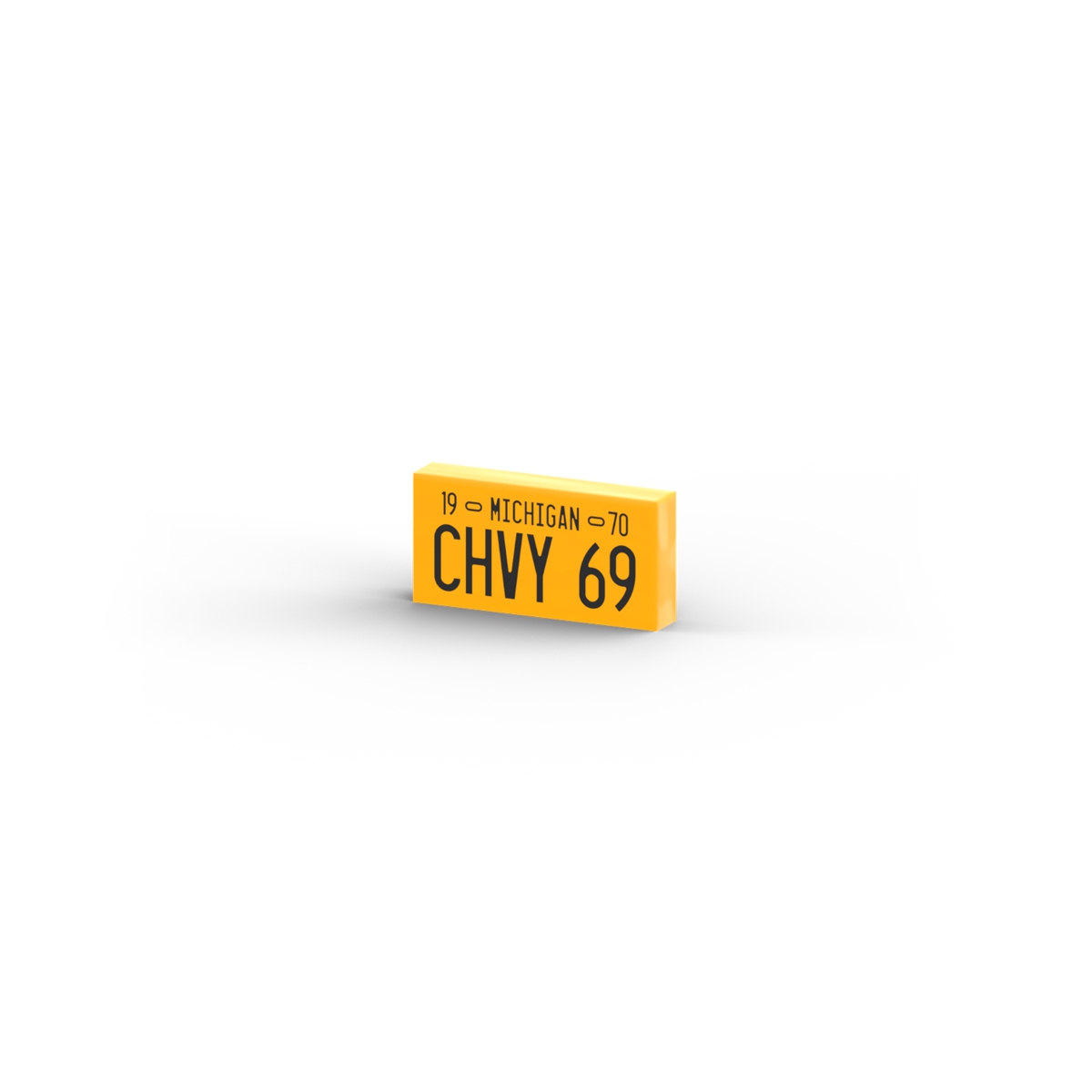 CHVY 69 Michigan License plates