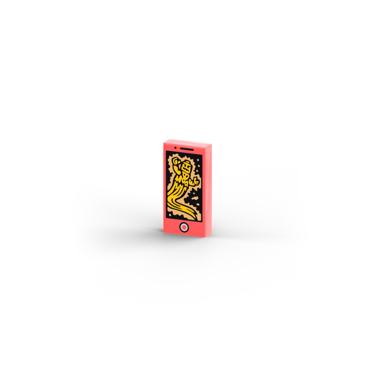 Cell Phone Screen with Ghost
