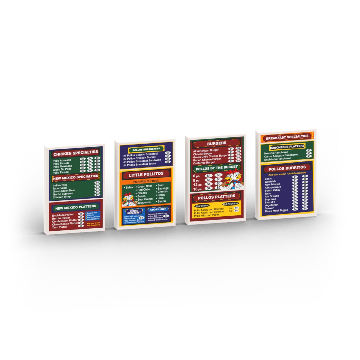 Menu Board - Los Pollos Hermanos - Breaking Bad