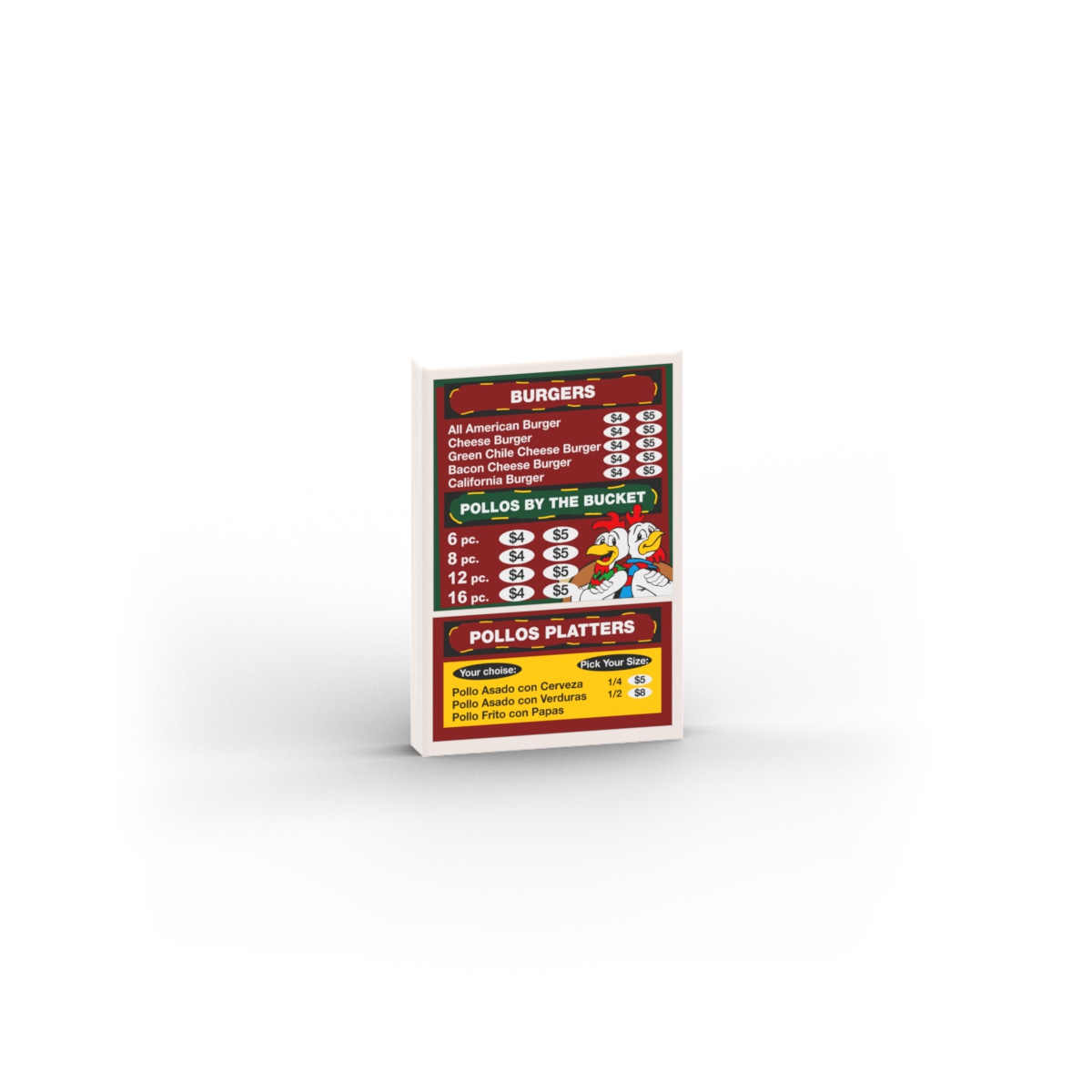 Menu Board - Los Pollos Hermanos - Breaking Bad