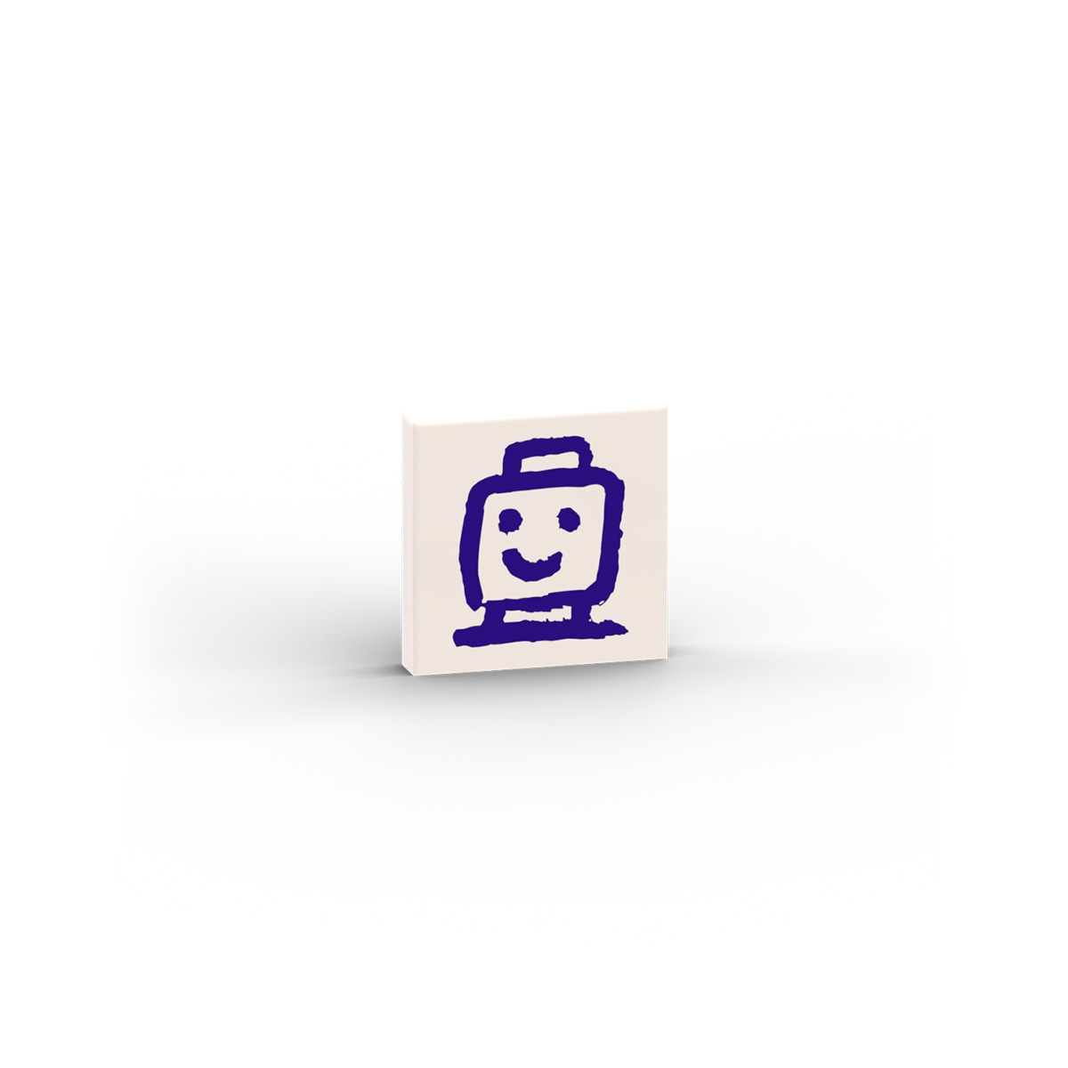 Drawing of Minifigure Head