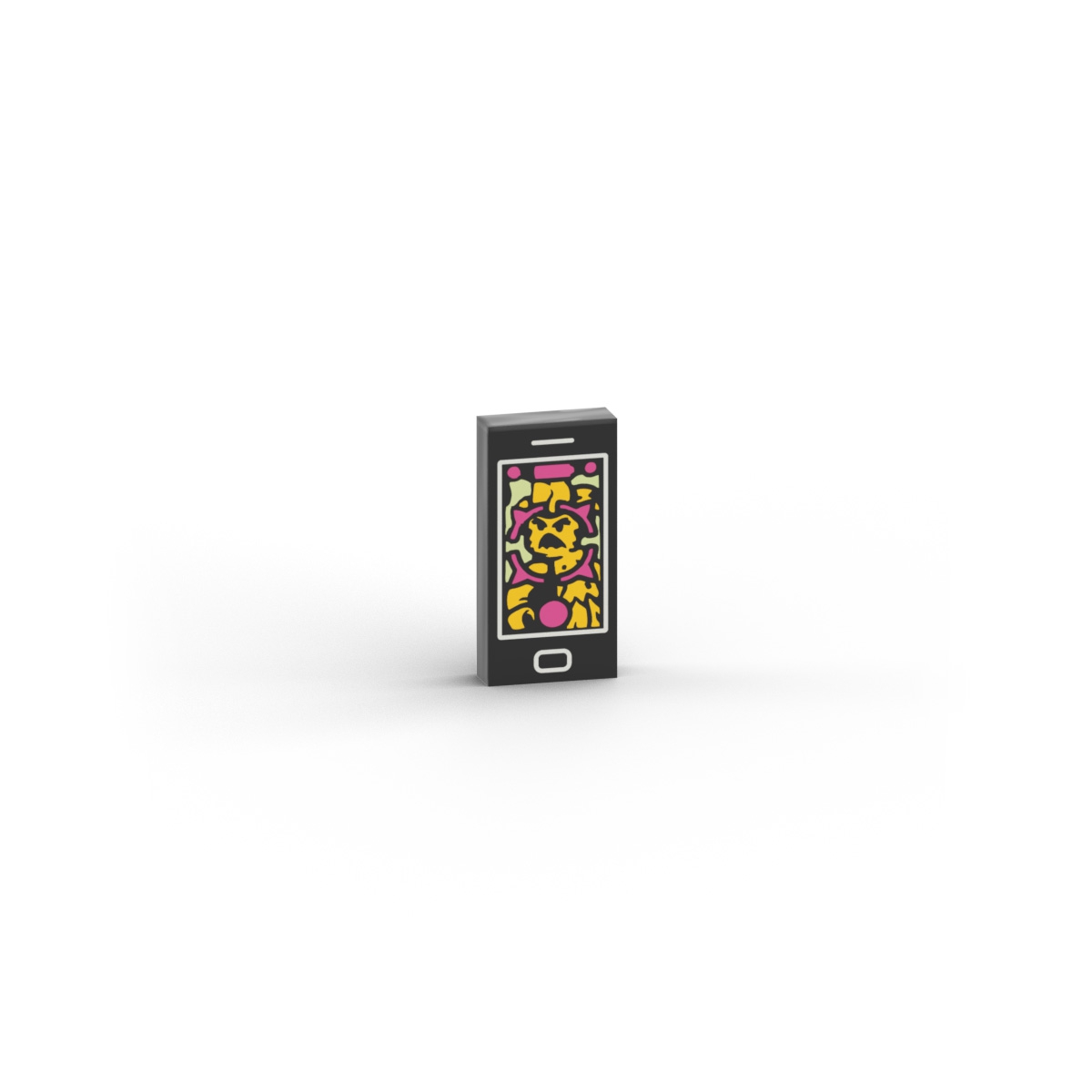 Cell Phone Screen with Ghost