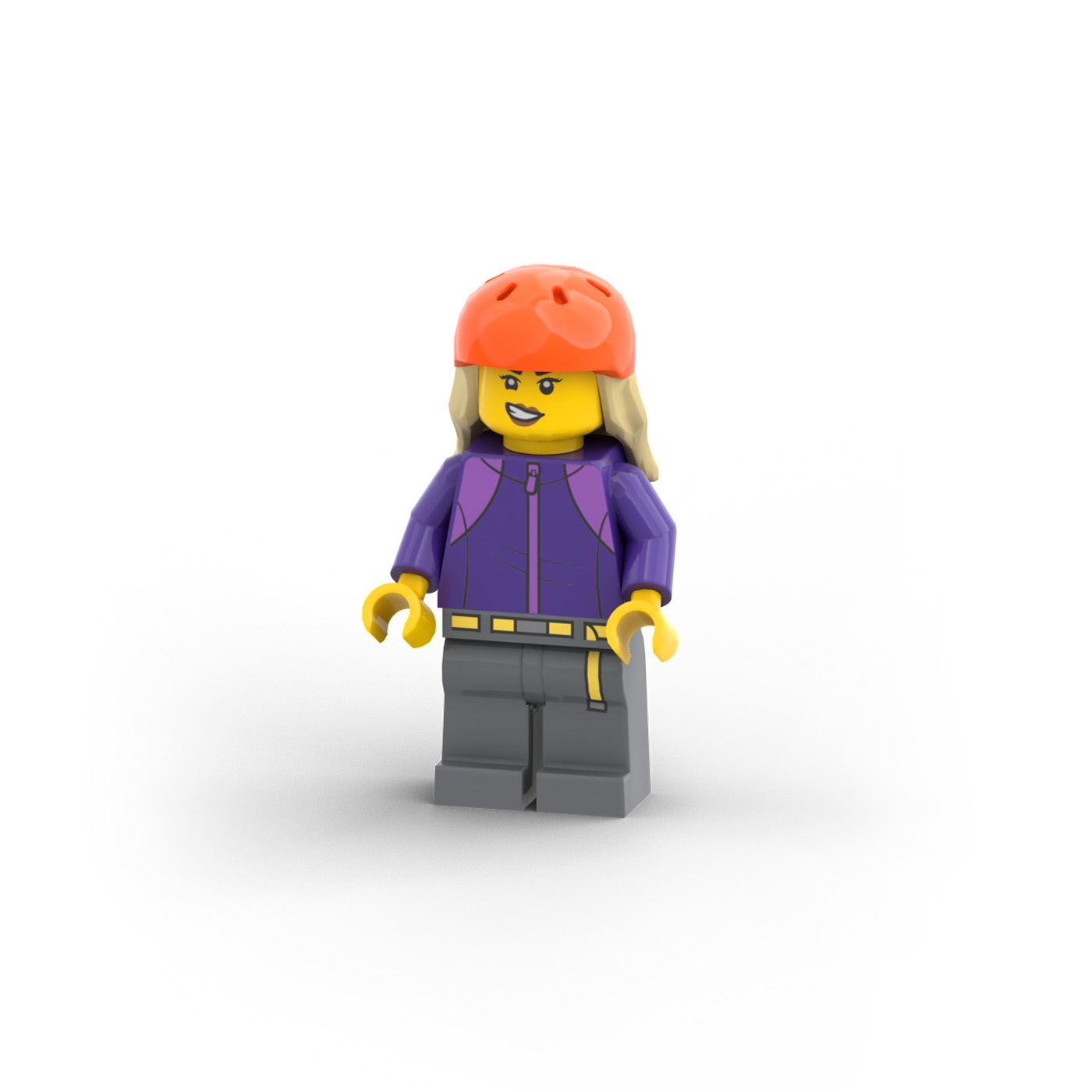 Skateboarder with Sports Helmet