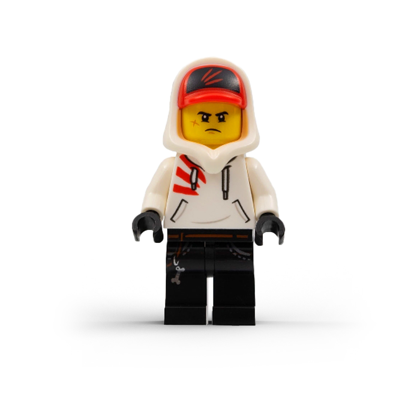 Jack Davids with Hoodie, Cap and Hood