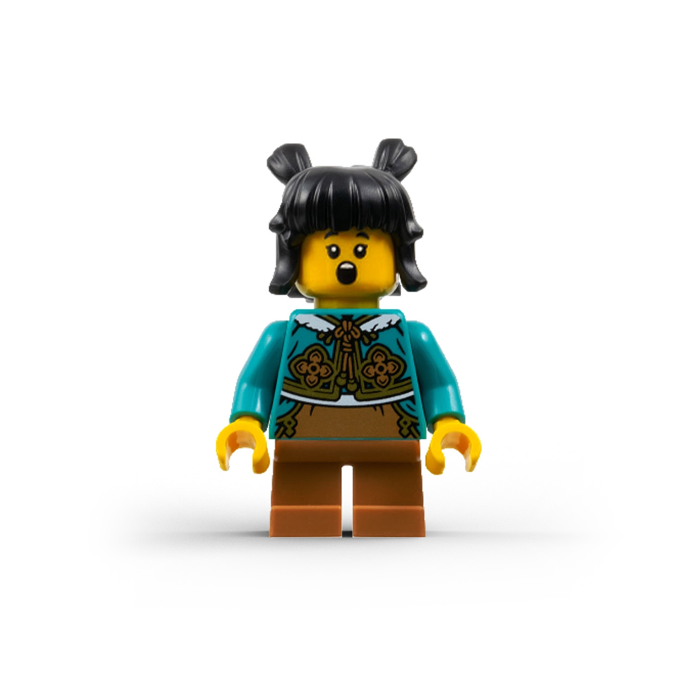 Mädchen mit Haarknoten