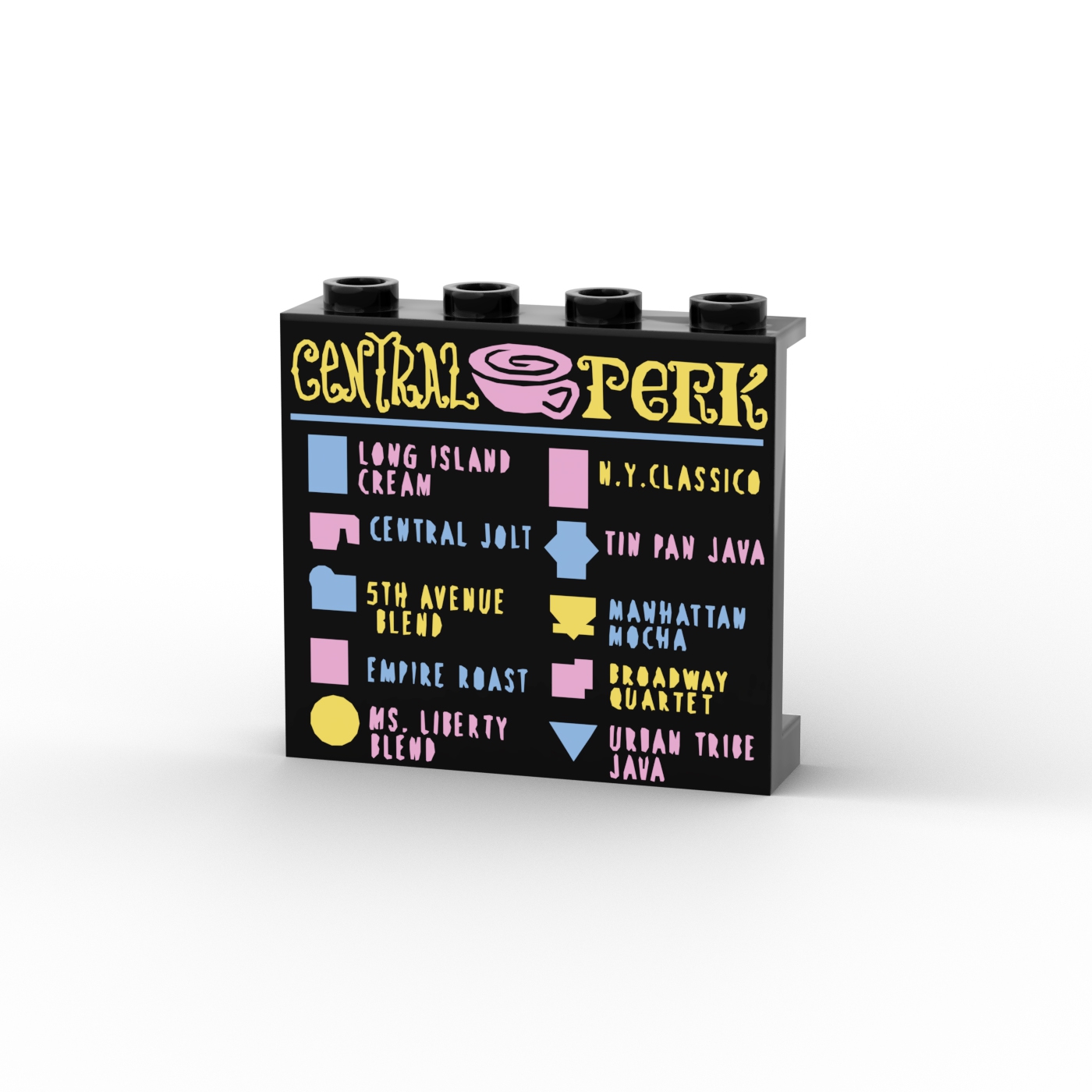 CENTRAL PERK Coffee Menu