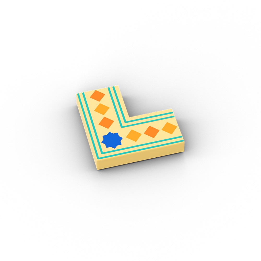 Floor Tiles Lines and Squares Pattern