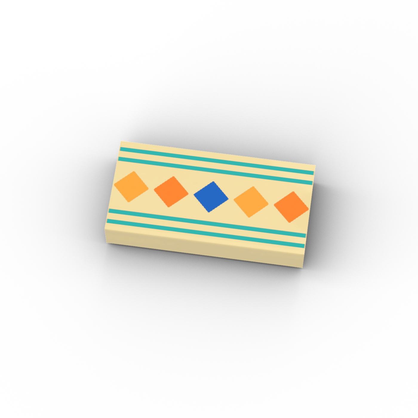 Floor Tiles Lines and Squares Pattern