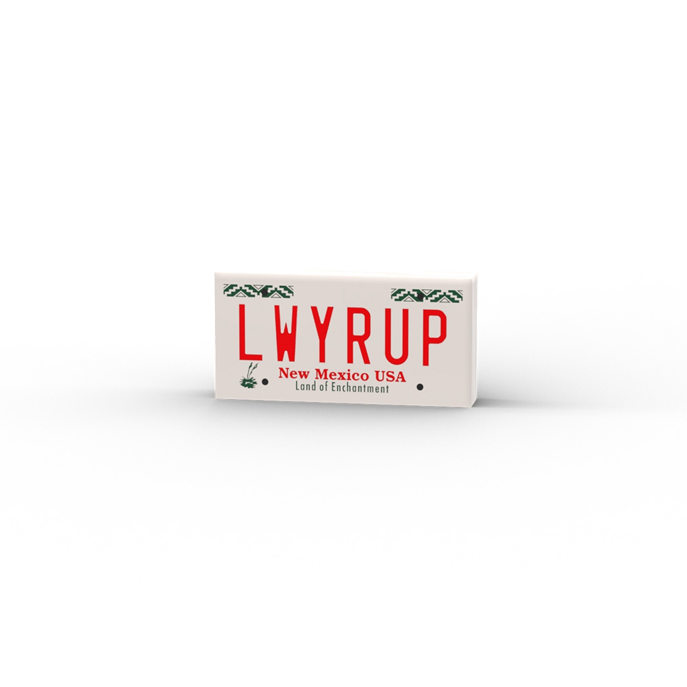 LWYRUP New Mexico USA License plate
