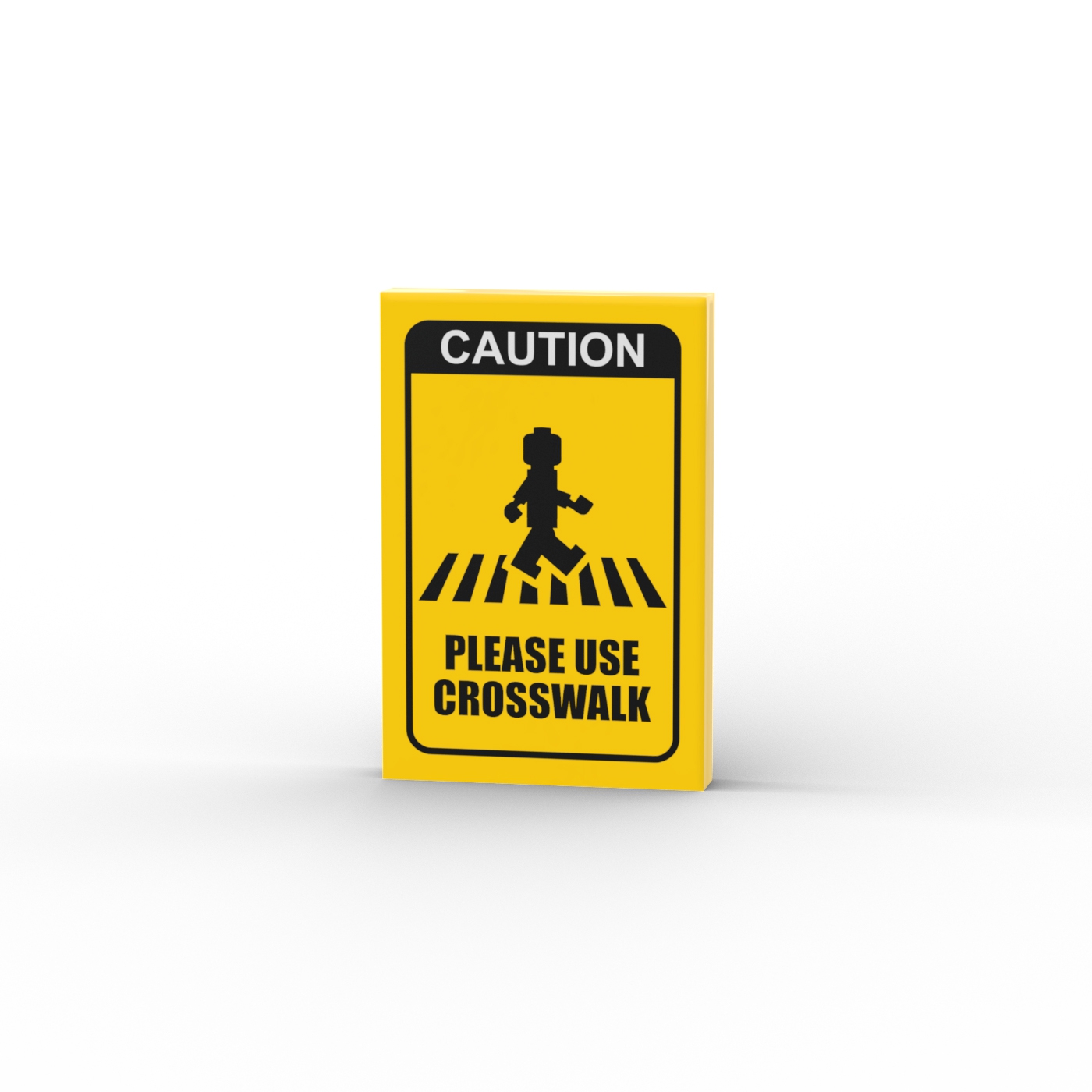 Caution Please Use Crosswalk