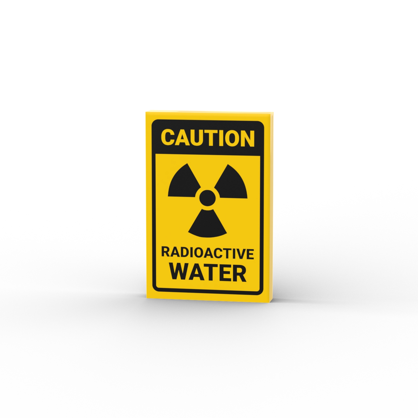 Caution Radioactive Water