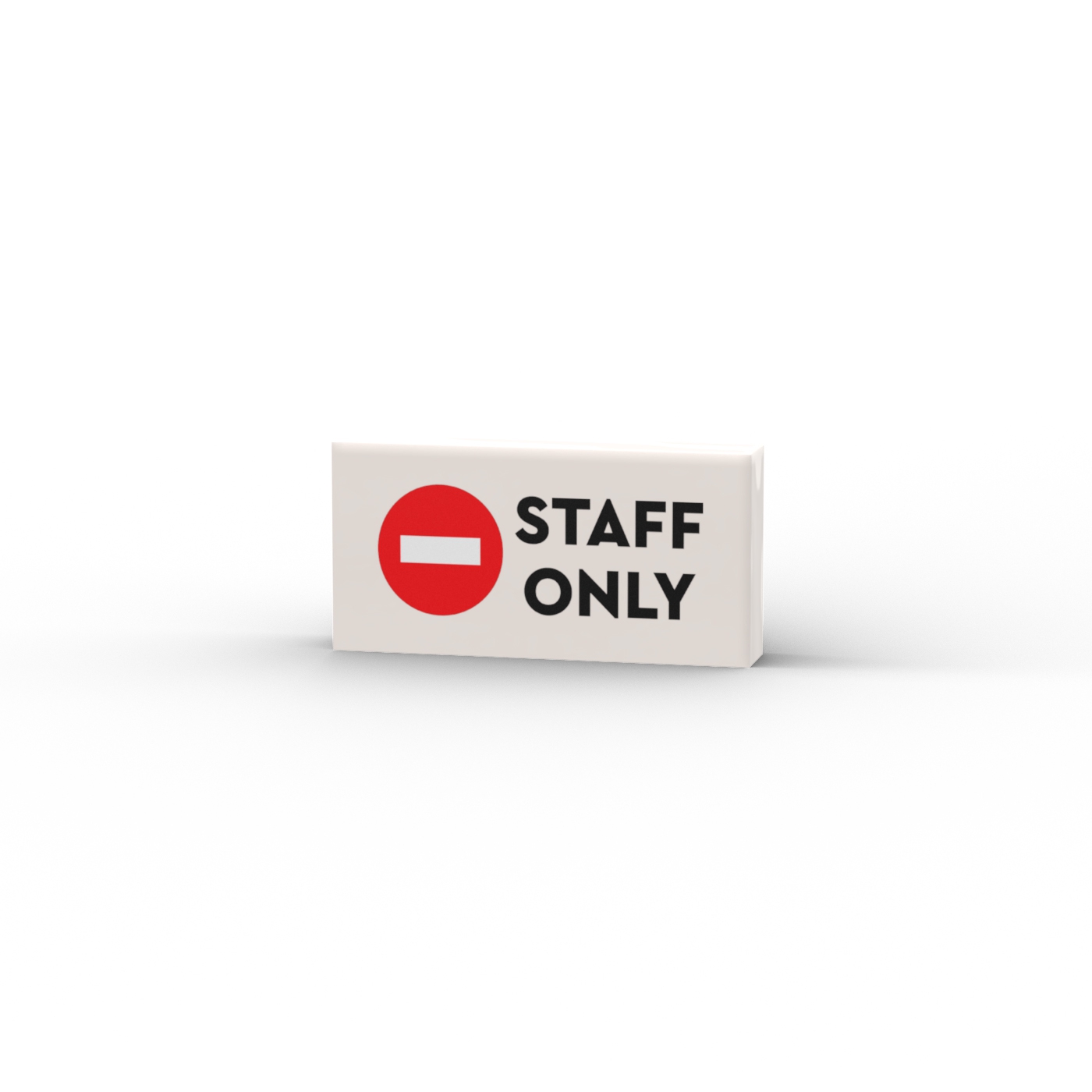 Staff Only Sign