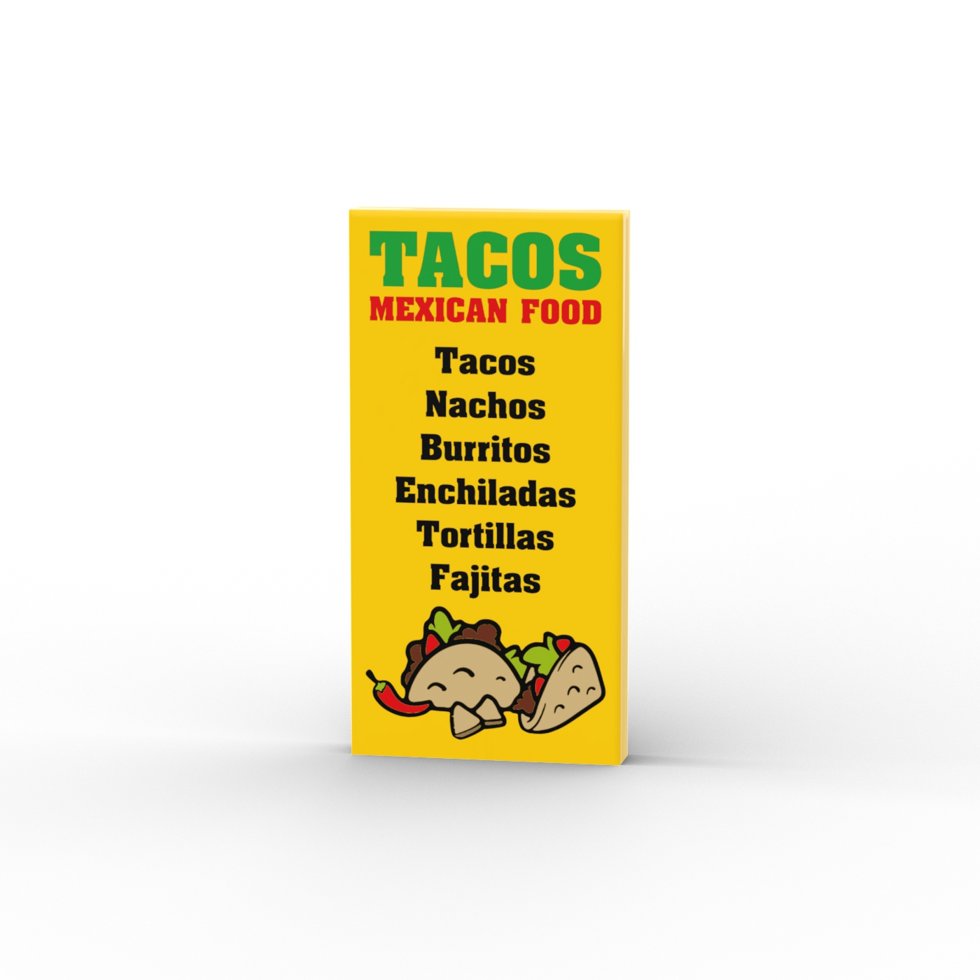 Tacos Mexican Food Board