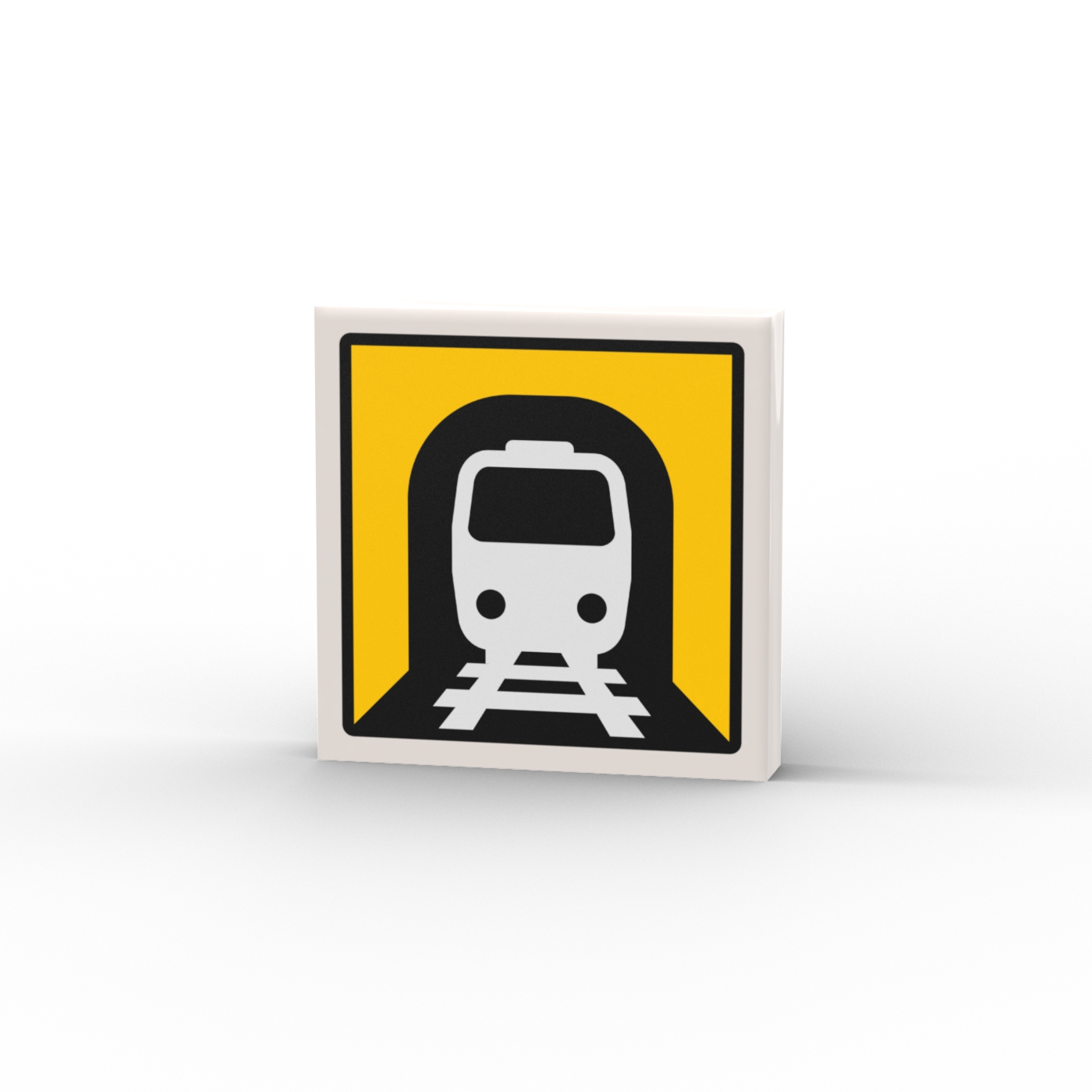 Eisbahn im Tunnel Schild