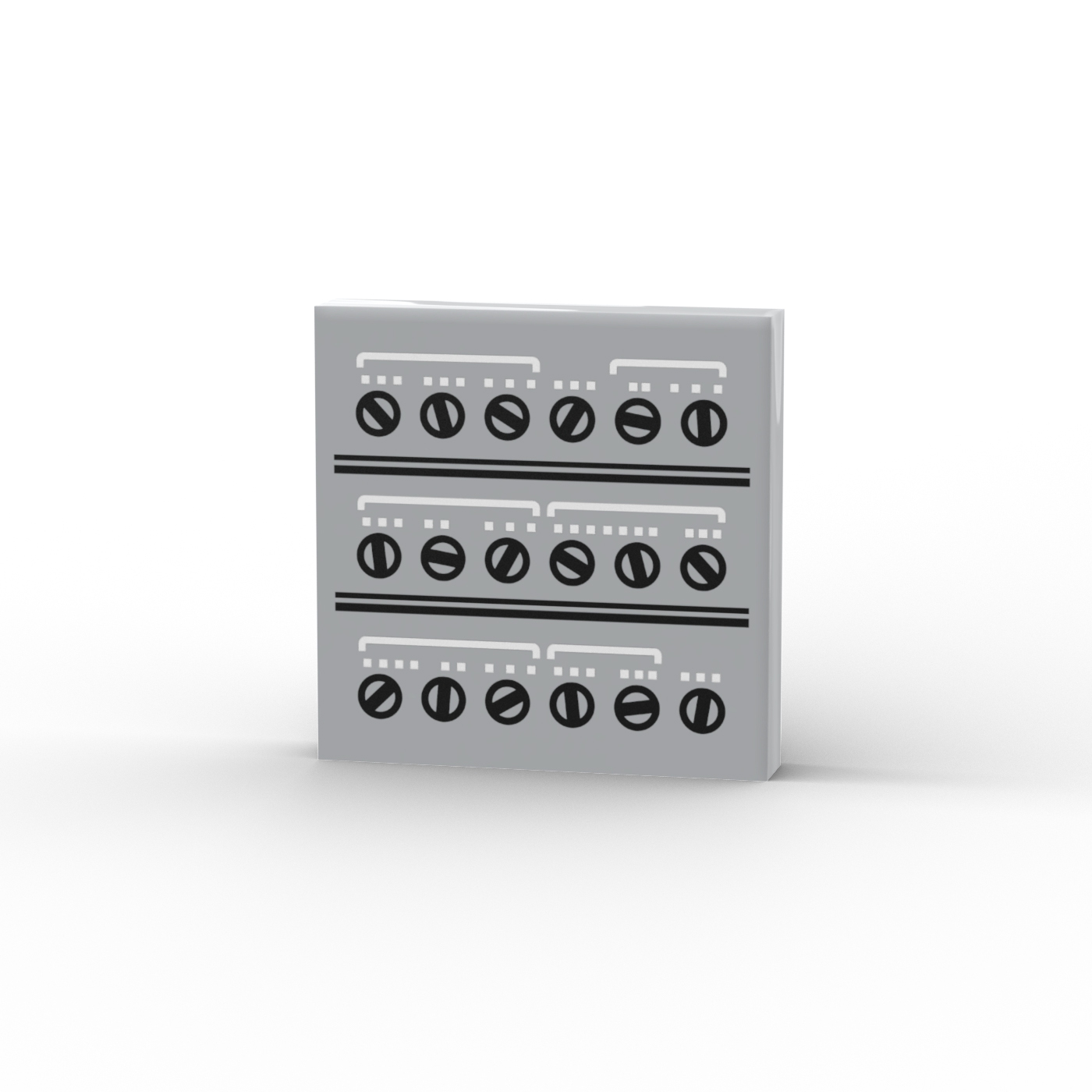 Panel with Lunar Lander Control and Circuitry