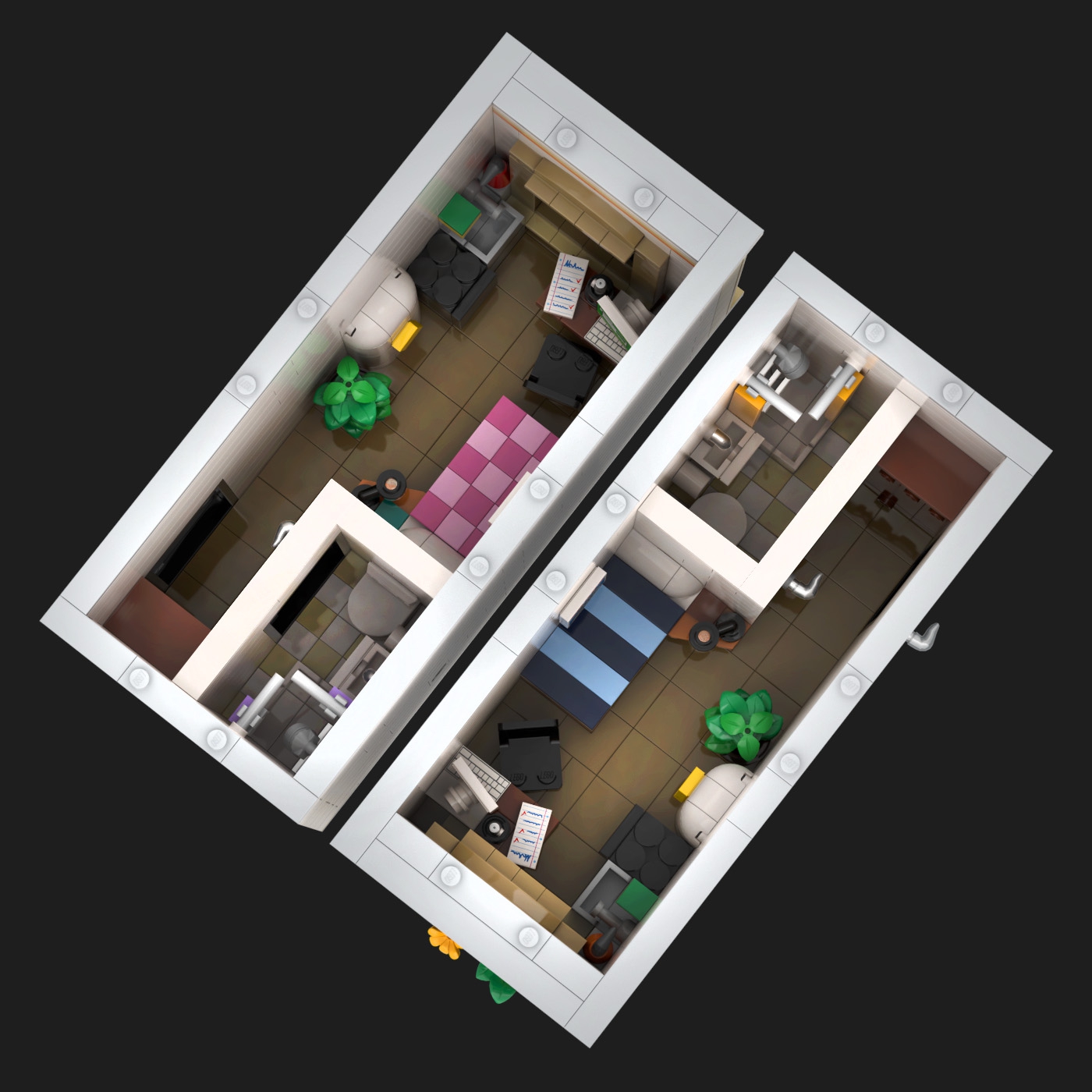 Student Housing, Organic Market and Mobile Shop - Modular Building