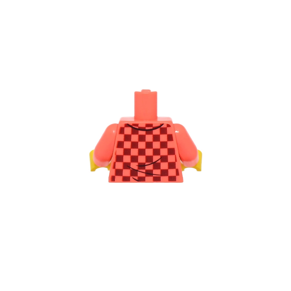 Plaid Shirt Open with Collar, Buttons and Squares over Shirt with Flowers