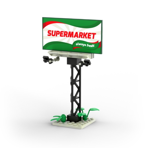 Supermarkt Billboard