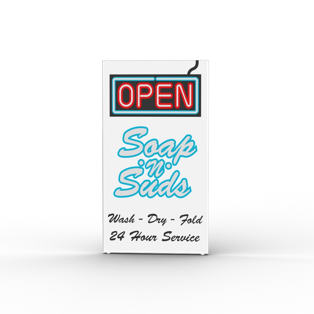Soap n Suds, OPEN and Wash - Dry - Fold 24 Hour Service