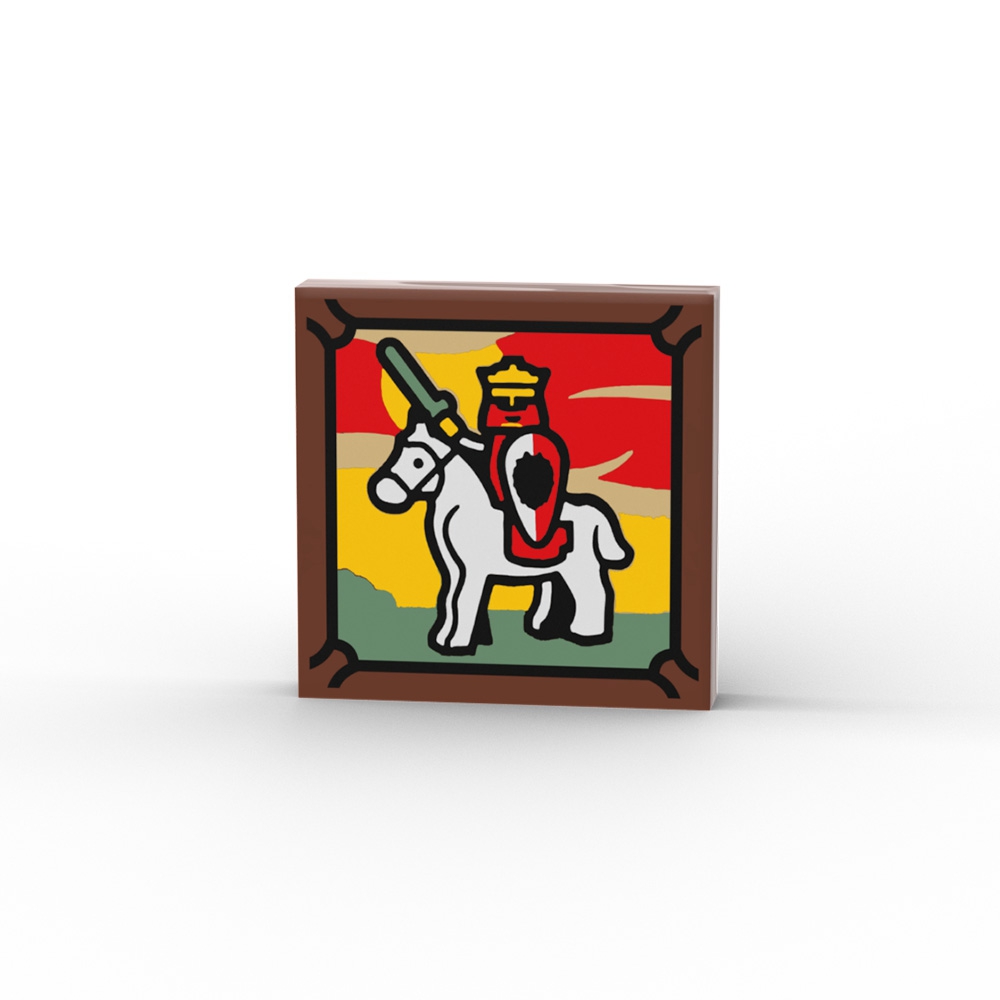 Horse and Knight Painting