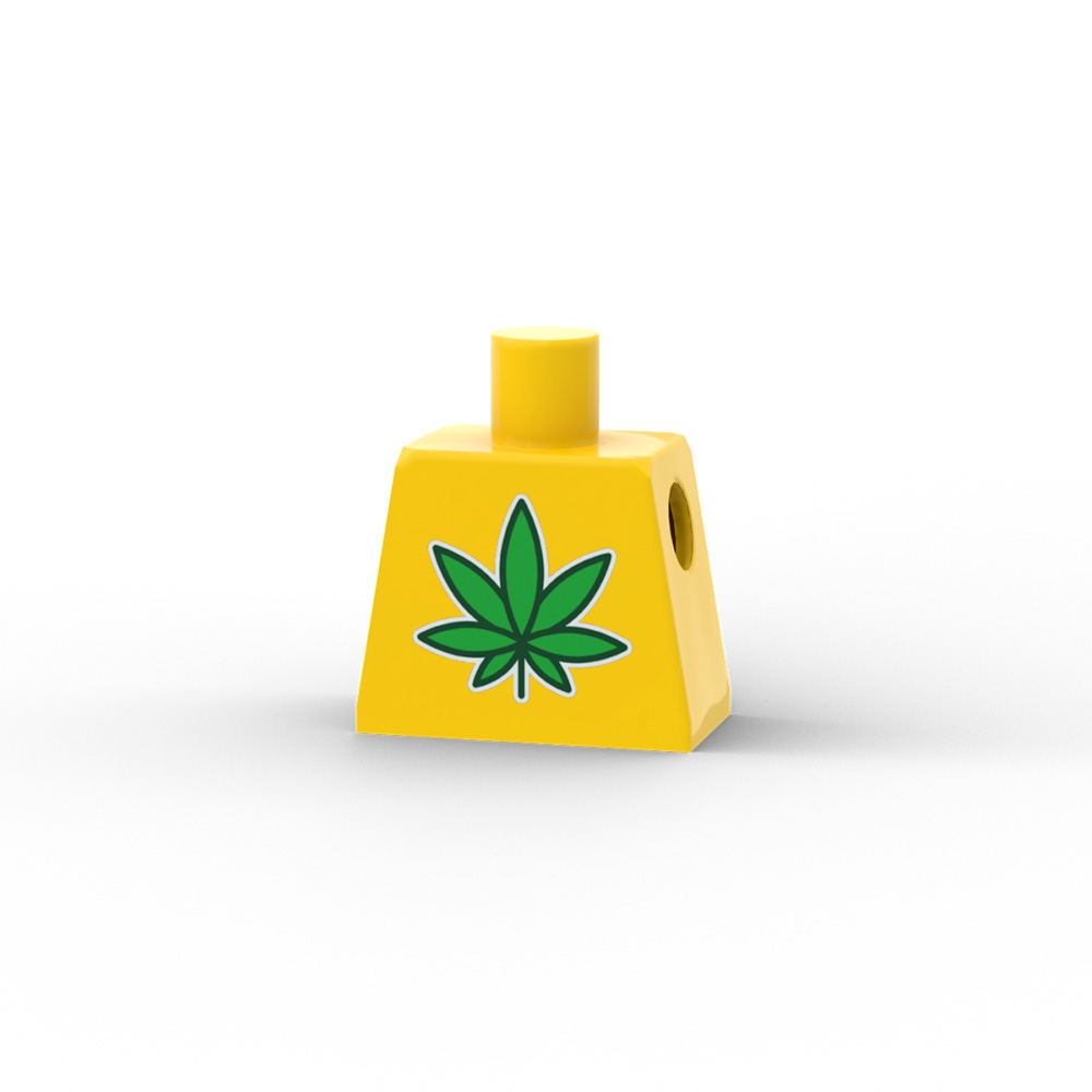 Cannabis Leaf Shirt Torso