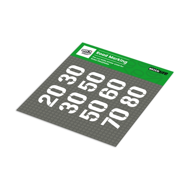 Road Marking - Numbers