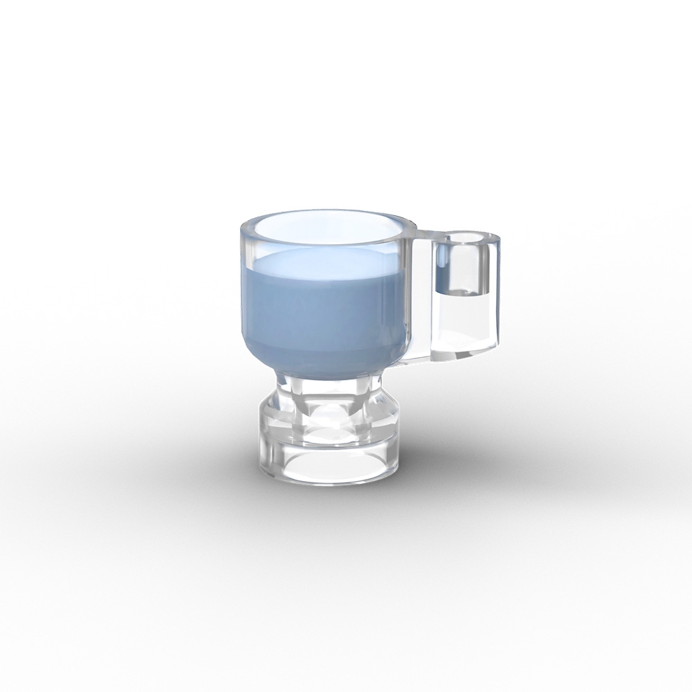 Cup with blue Drink, Molded Drink