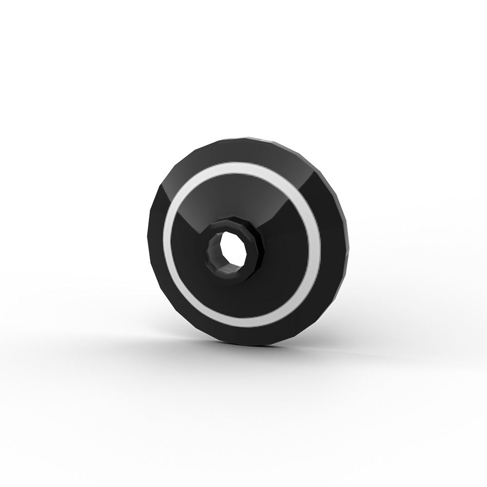 Hubcap with White Ring