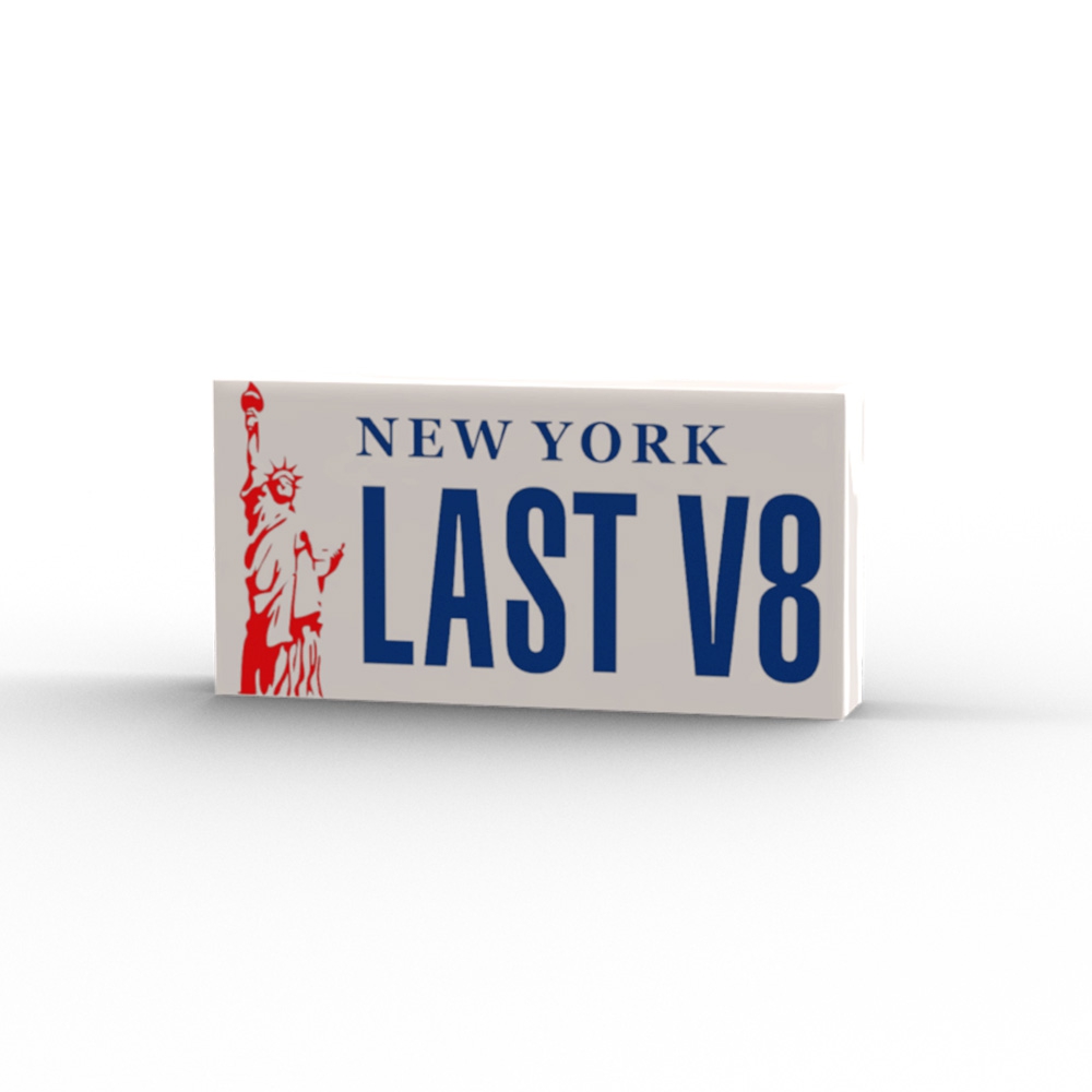 LAST V8 New York License plates