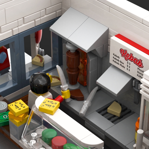Townhouse with Kebab Store