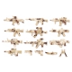 Camouflage Sand Rifles Weapons