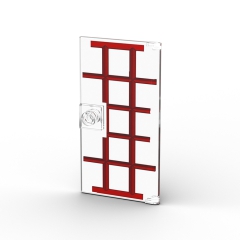 Door with Window Frame