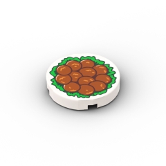 Meatballs on Garnish