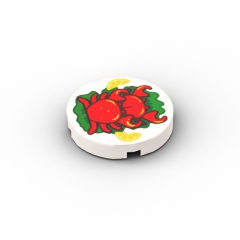 Crabs with Orange and Garnish