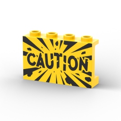 CAUTION and Explosion Sign