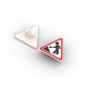 Road Sign with Minifigure Worker