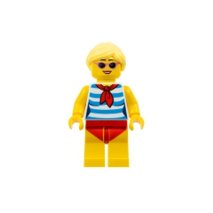 Ludo Yellow - Female with Swimsuit and Sunglasses
