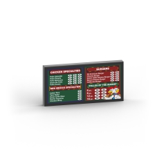Menu Board - Los Pollos Hermanos - Breaking Bad