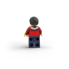 Man with Jacket, Collar and Ponytail