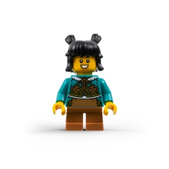 Mädchen mit Haarknoten